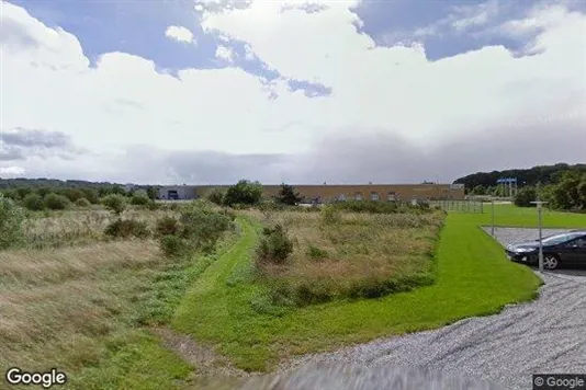 Erhvervsgrunde til salg i Langå - Foto fra Google Street View