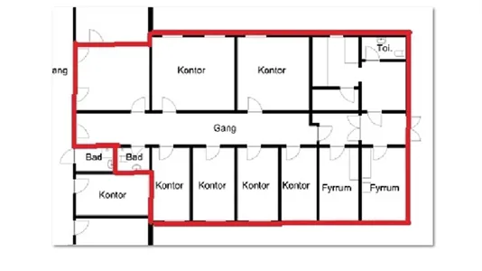 Kontorlokaler til leje i Haderslev - billede 3