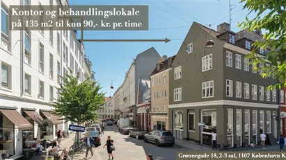 Få dit eget 135 m2 kontor i Grønnegade til kun 90,- kr. pr. behandlingstime